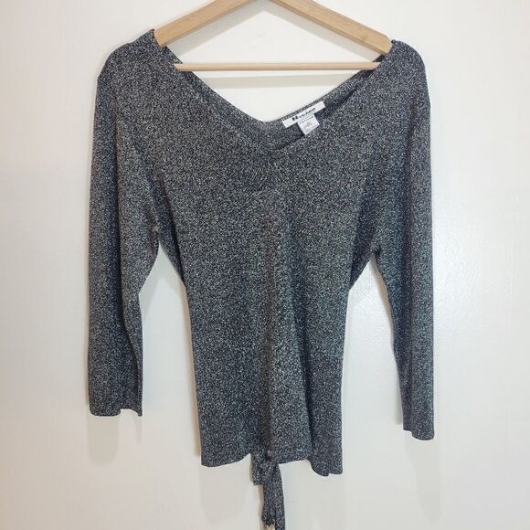 Nygard Silver Sparkle Sweater  - Picture 1 of 5